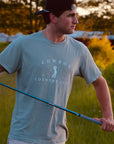 Cowboy Country Club Golfer Logo T-Shirt - Blue Jean
