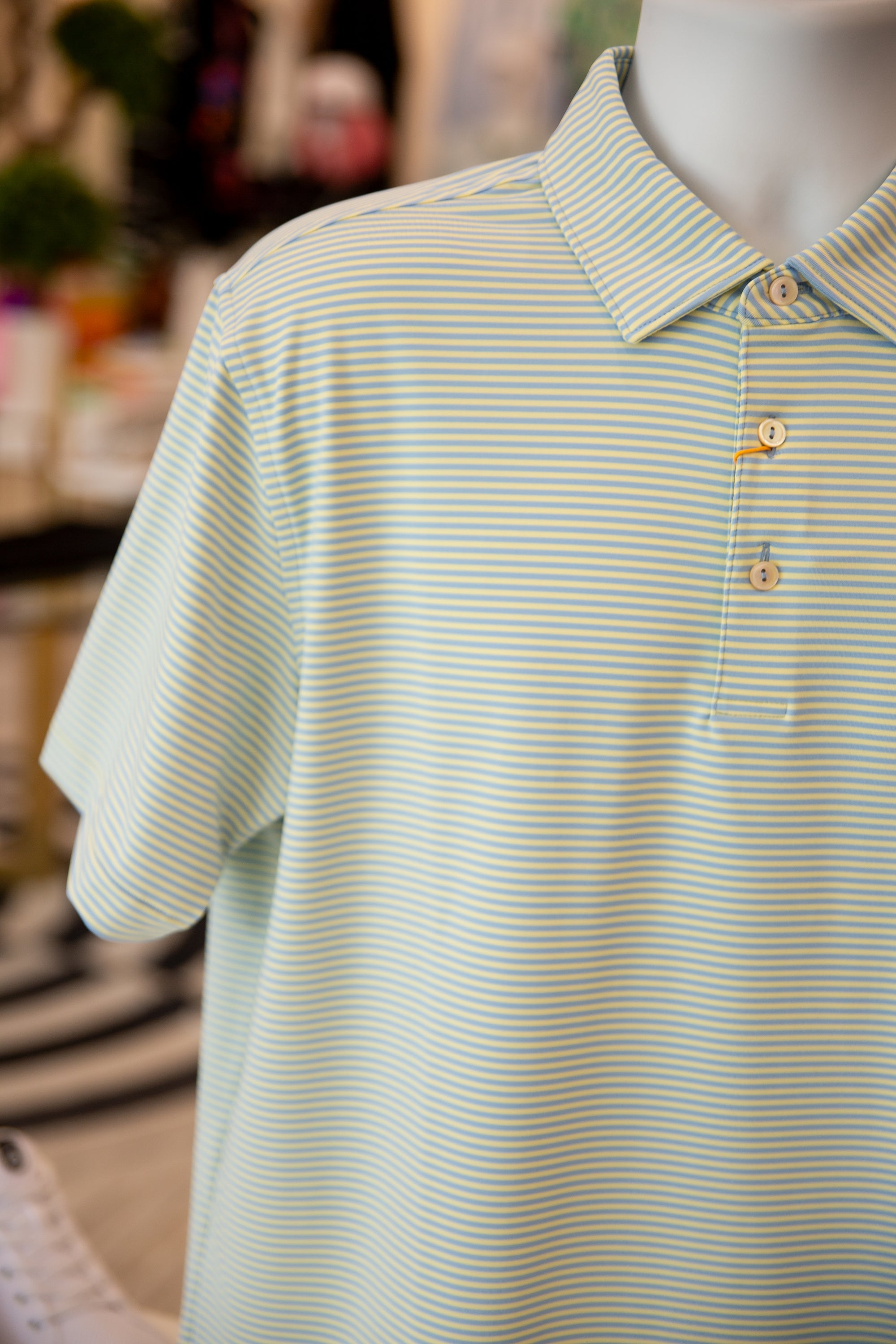 Peter Millar Hales Performance Jersey Polo - Cottage Blue