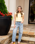 DAZE Westward Barrel Leg Jean - Blur