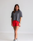 Southern Shirt Co. Women's Relaxed Essential Top - Cornerstone Gray