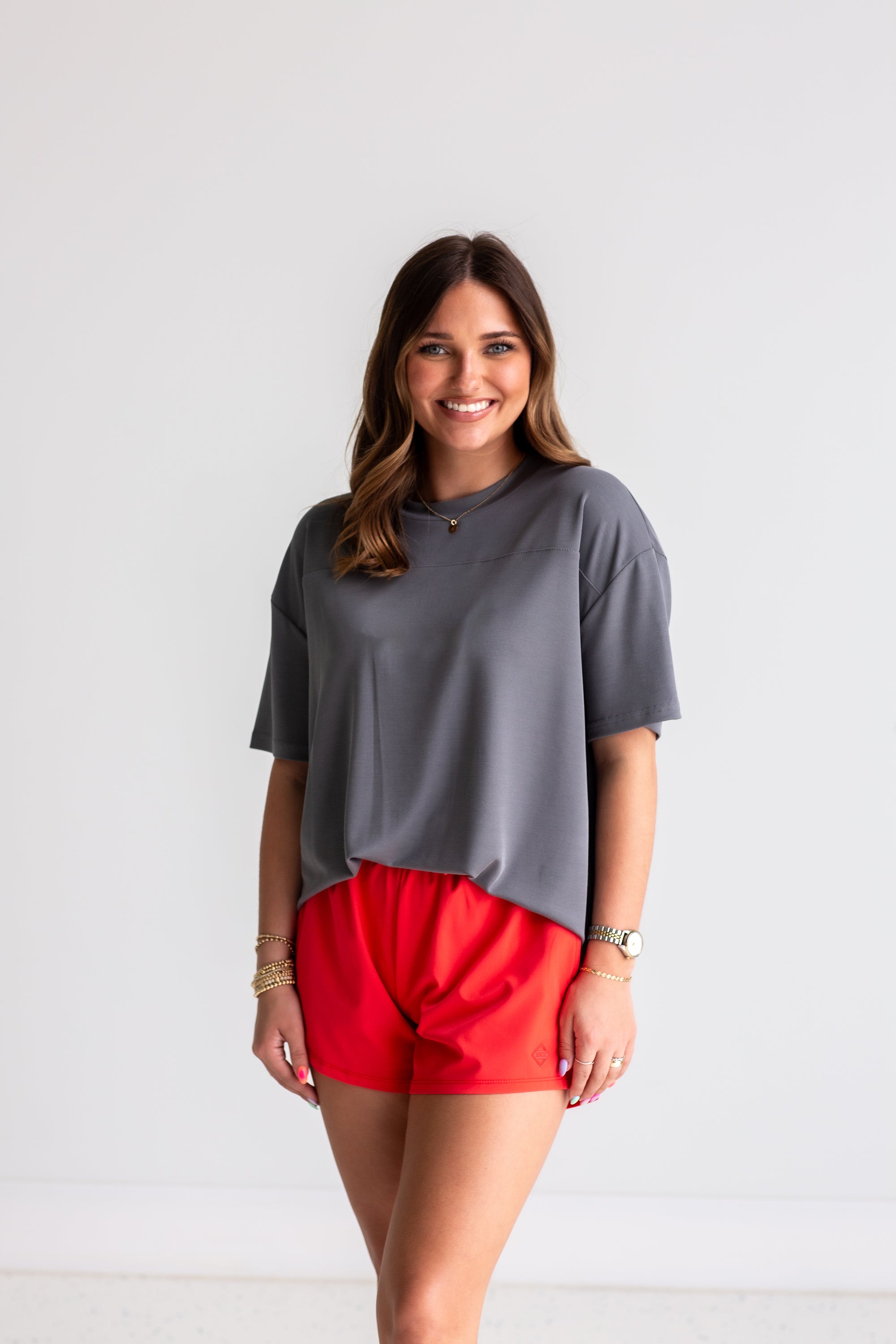 Southern Shirt Co. Women&#39;s Relaxed Essential Top - Cornerstone Gray