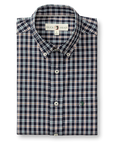 Duck Head Performance Poplin Sport Shirt - Moseley Plaid Maritime Blue