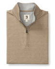 Duck Head Dunmore Performance 1/4 Zip Pullover - Walnut Heather