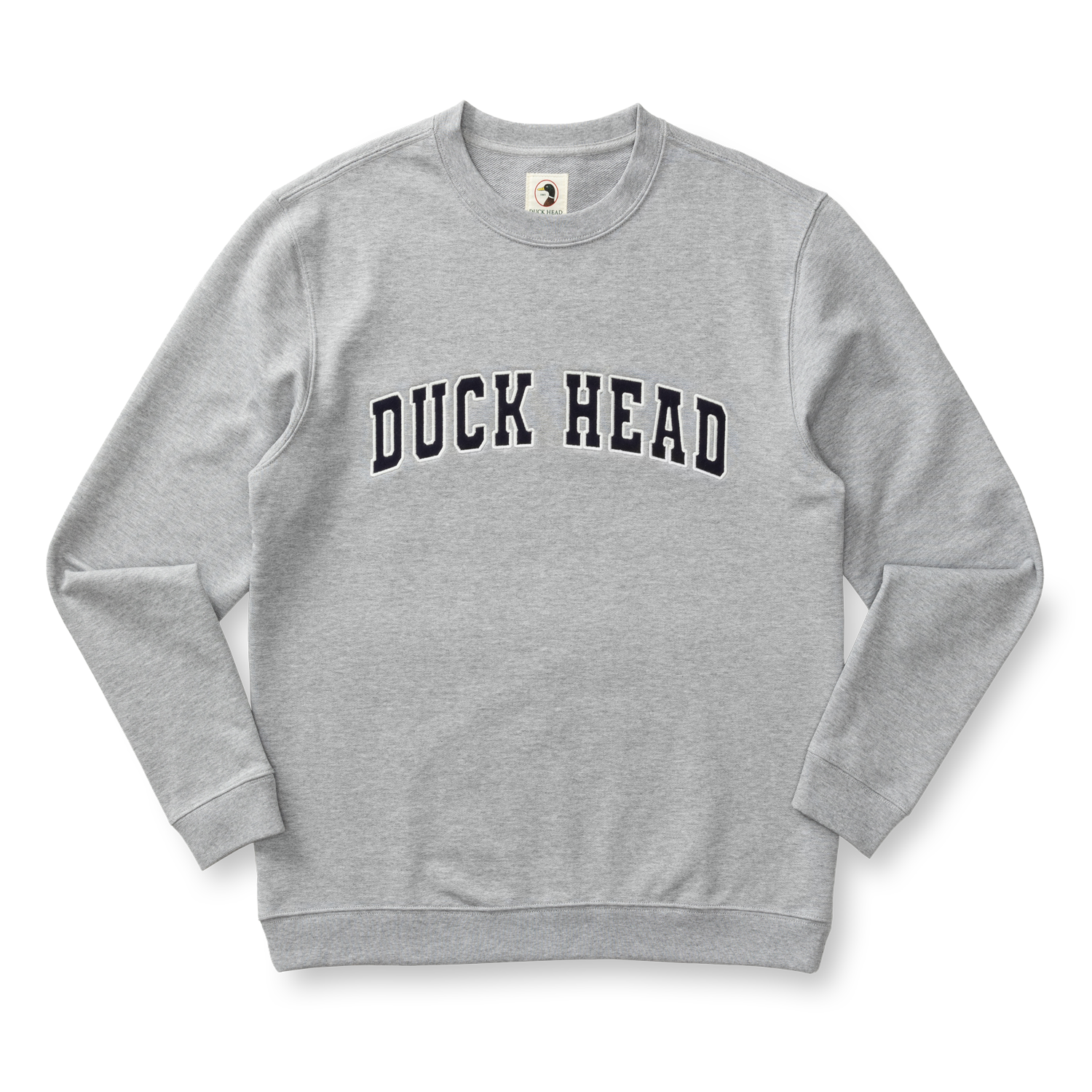 Duck Head Applique Crewneck Sweatshirt - Heather Grey – JAR and 