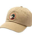 Duck Head Circle Patch Twill Hat - Khaki