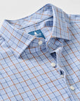 Johnnie-O Natural Performance Button Down Shirt - Chestnut Pane