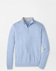 Peter Millar Crown Comfort Quarter-Zip Pullover - Cottage Blue
