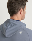 Peter Millar Pine Sugar Stripe Performance Hoodie - Navy