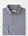 Peter Millar Conway Crown Lite Cotton-Stretch Sport Shirt - Poplar Brown