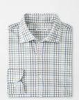 Peter Millar North Coast Crown Lite Cotton-Stretch Sport Shirt - Blue Haze