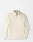 Peter Millar Perth Sugar Stripe Performance Quarter-Zip - Stone
