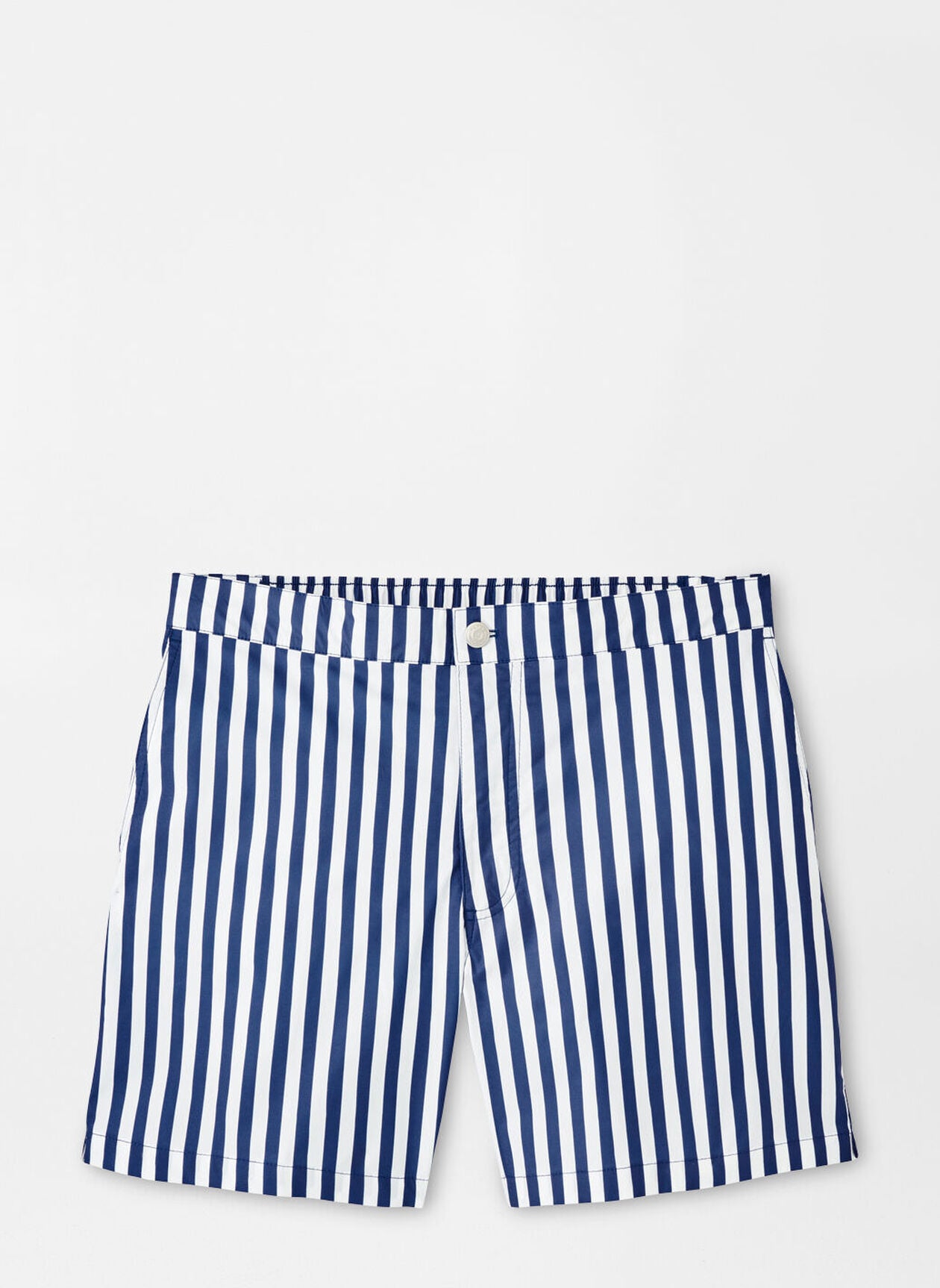 Peter Millar Awning Stripe Swim Trunk - Ocean Blue