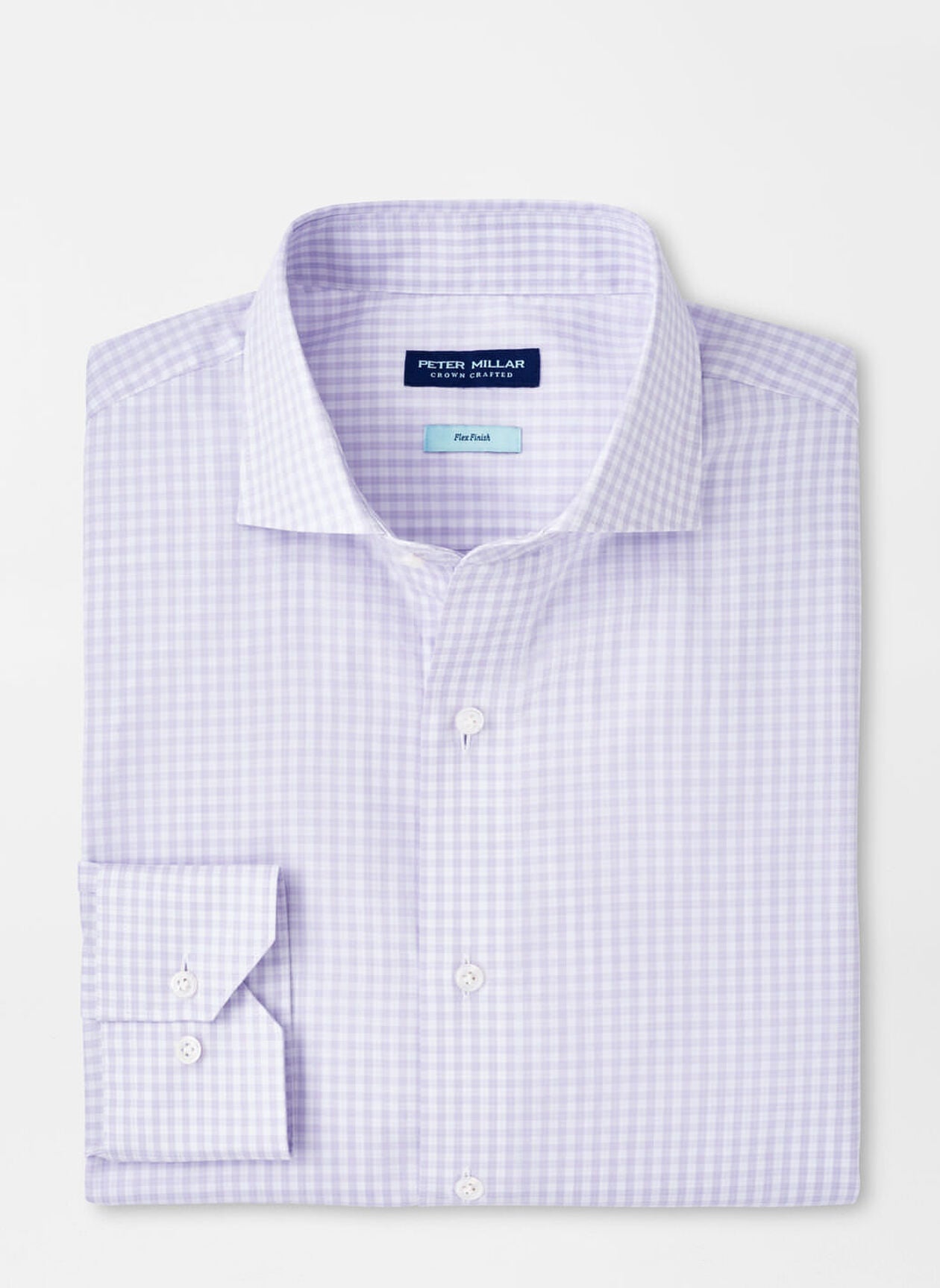 Peter Millar Capri Cotton Sport Shirt - Lavender Moon