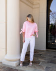 White Relaxed Tapered Pants