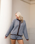 Striped Sweater Set