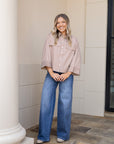 Comfort Stretch High Rise Wide Leg Jean