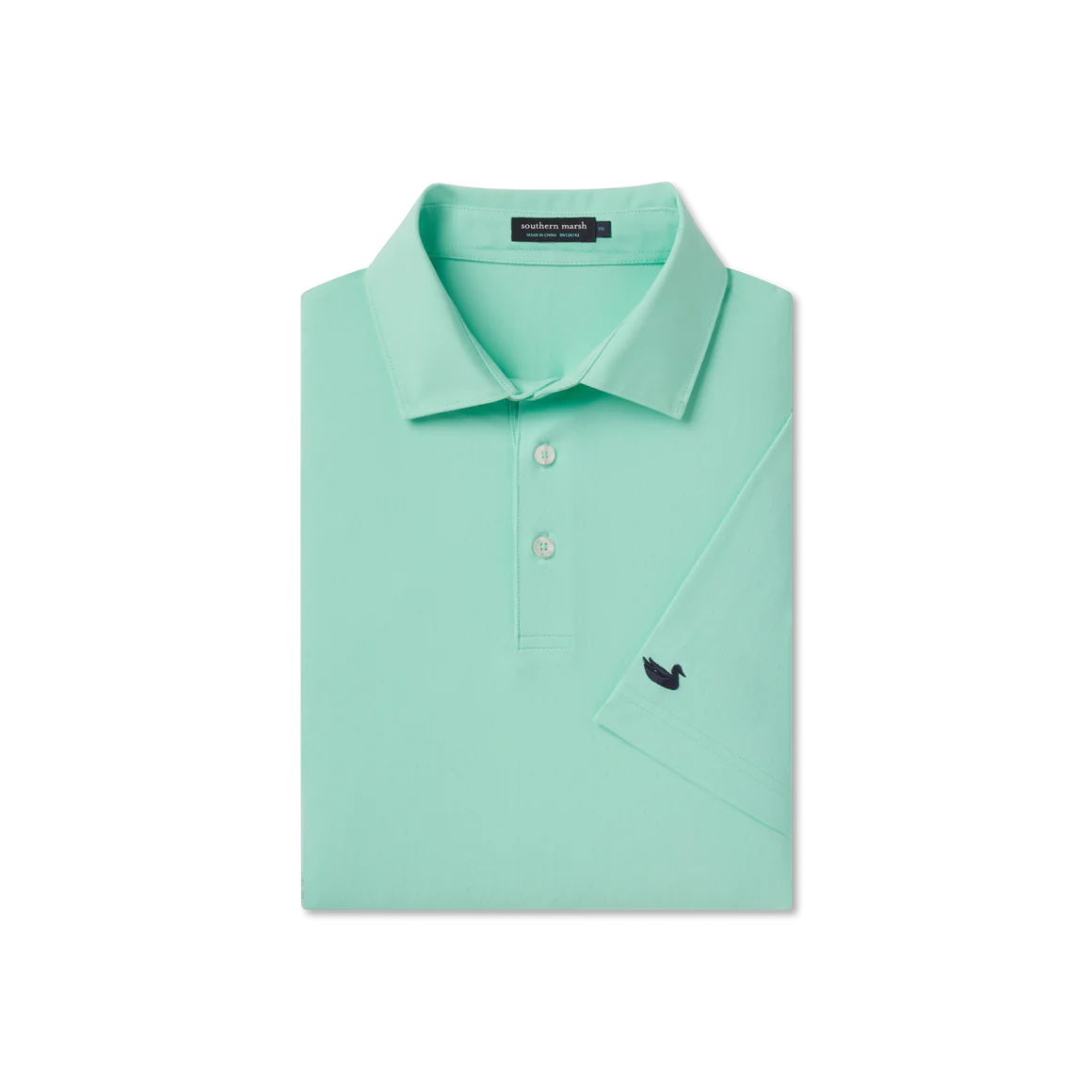 Southern Marsh Galway Grid Performance Polo - Antigua Blue