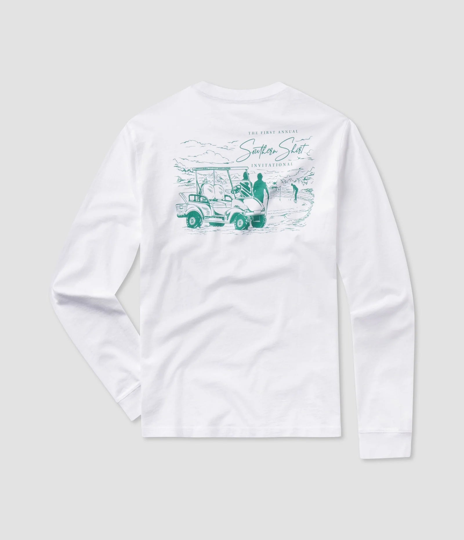 Southern Shirt Co. Stay The Course Tee LS - Bright White