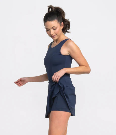 Southern Shirt Co. Women&#39;s Lined Performance Dress - Classic Navy