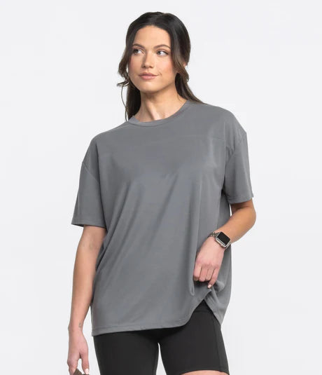 Southern Shirt Co. Women&#39;s Relaxed Essential Top - Cornerstone Gray