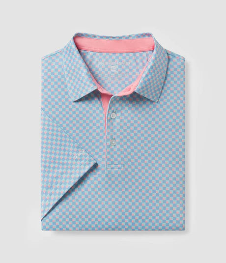 Southern Shirt Co. Squared Up Printed Polo - Squared Up