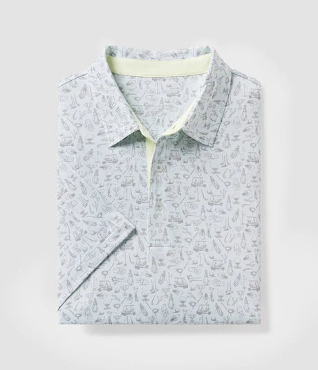 Southern Shirt Co. Tapped In Printed Polo - Tapped In