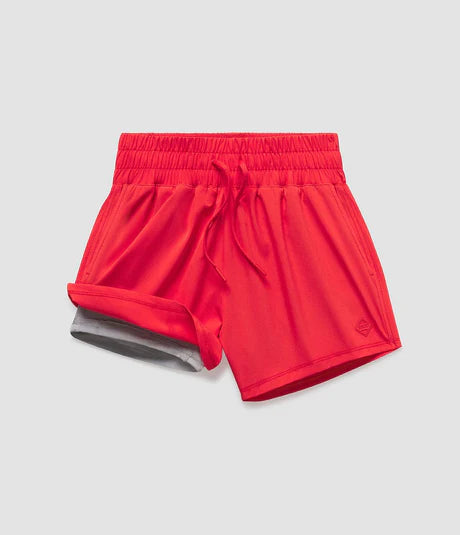 Southern Shirt Co. Women&#39;s Lined Hybrid Shorts - Rio Red