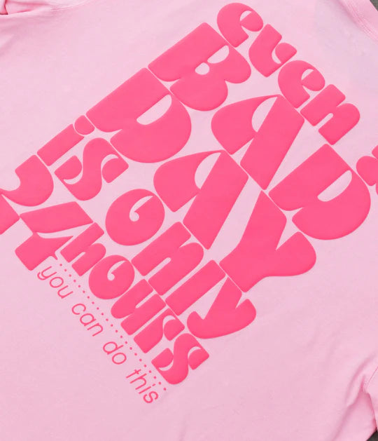 Southern Shirt Co. Women&#39;s Think Positive Puff Print Tee SS - Sugar Rush
