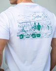 Southern Shirt Co. Stay The Course Tee SS - Bright White