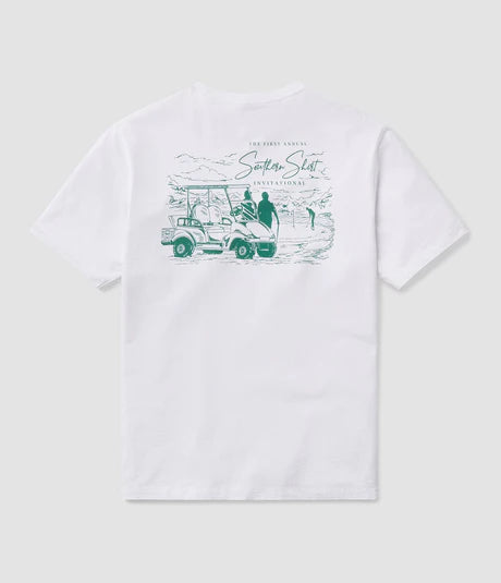 Southern Shirt Co. Stay The Course Tee SS - Bright White