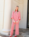 Red Gingham Set
