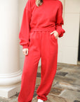 Red Sweatsuit