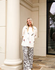 Zebra Print Pants