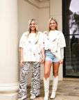 Zebra Print Pants