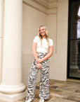 Zebra Print Pants