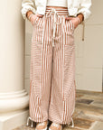 Parachute Pants - Pecan Stripe