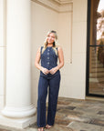 Denim Vest Set