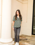 DAZE Shy Girl High Rise Crop Flare - Haunted