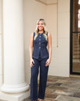 Denim Vest Set