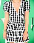 Gingham Tiered Romper