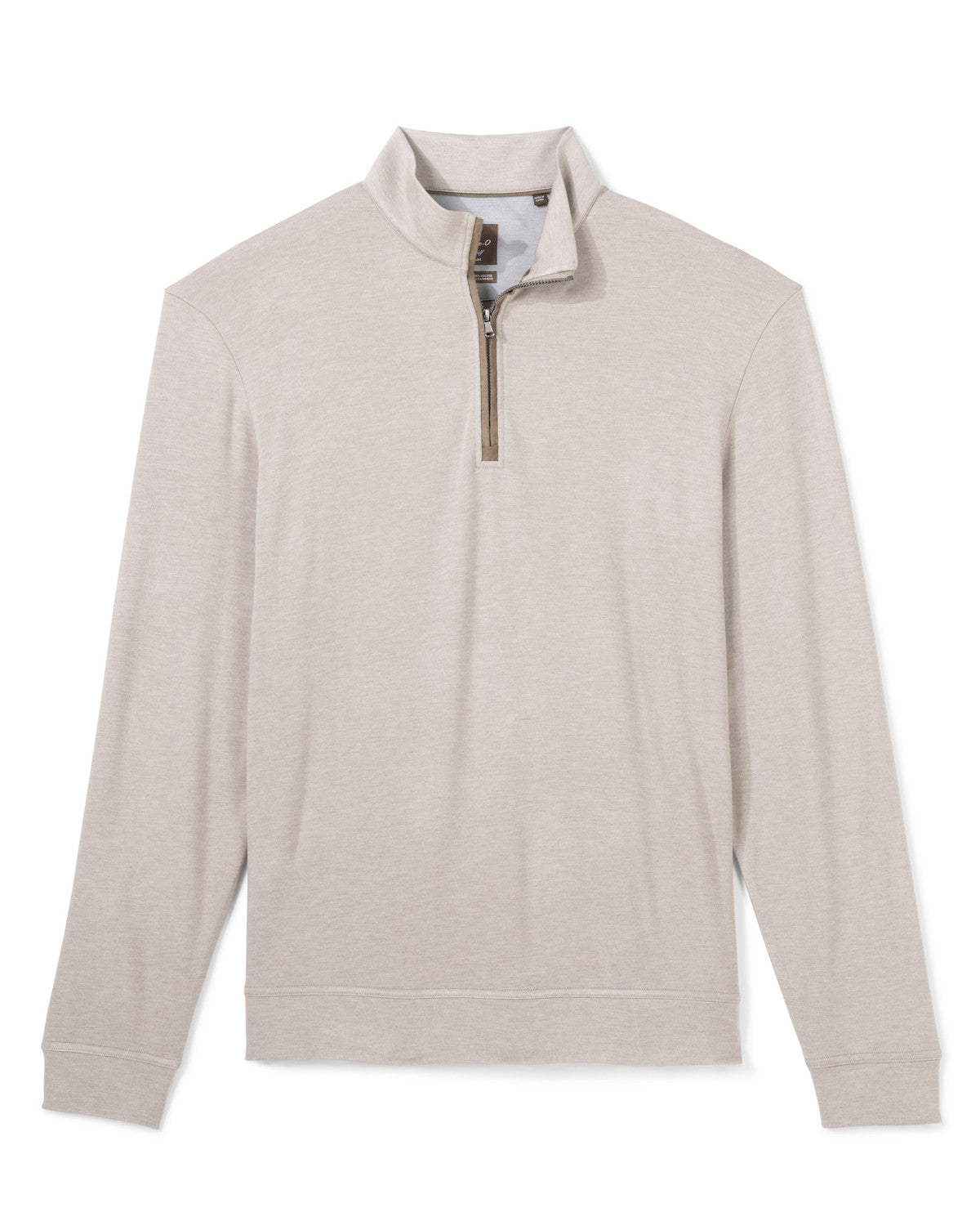 Johnnie-O Tahoe Quarter Zip - Taupe