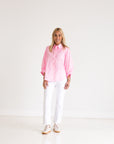 Neon Pink Blouse