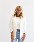 Bea Blazer - White