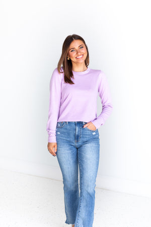 Lilac Crewneck Sweater
