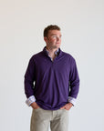 Southern Marsh Crescent Moon Performance Pullover - Purple