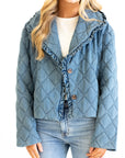 Denim Quilted Jacket