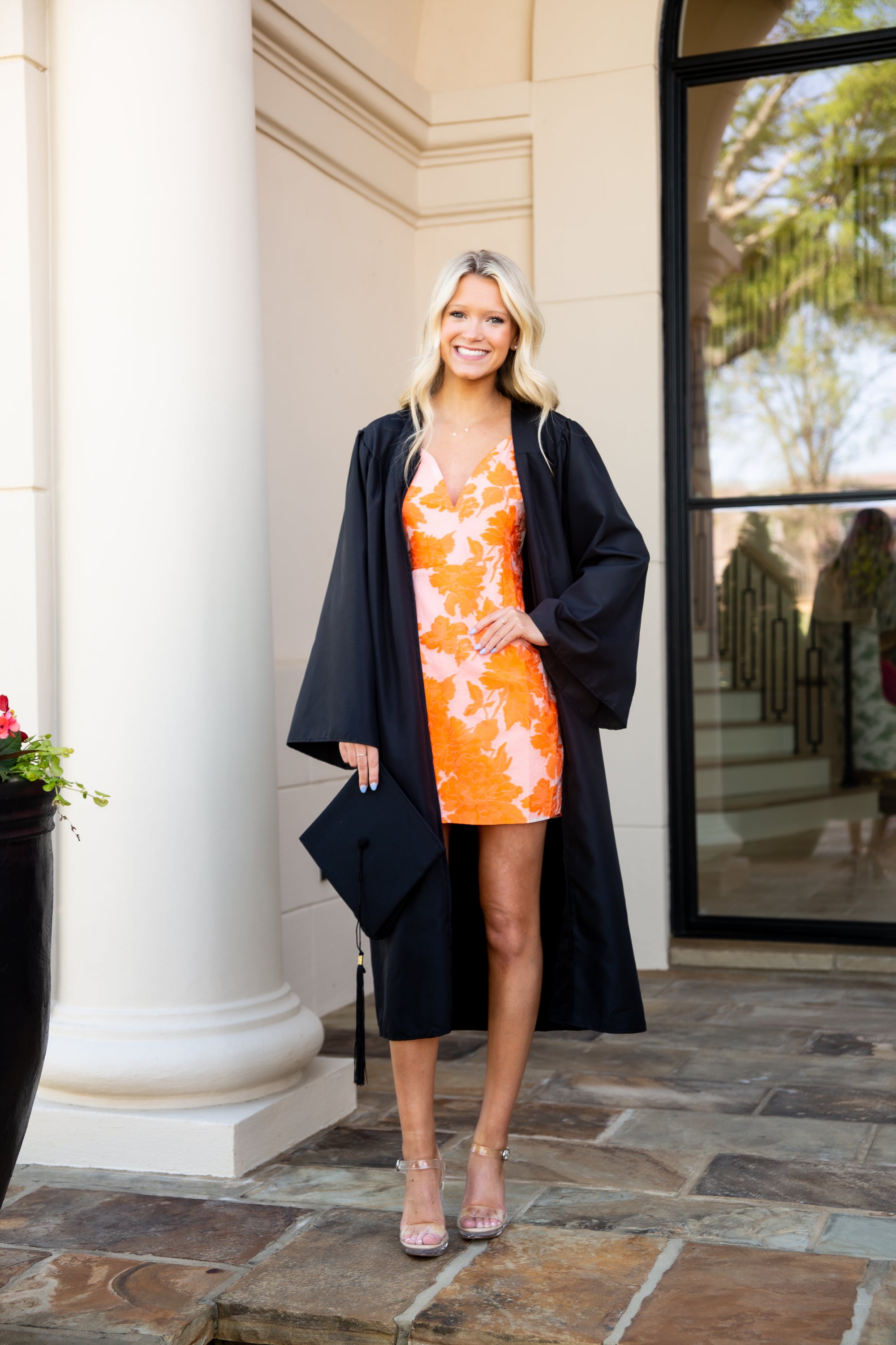 Tangerine Mini Dress