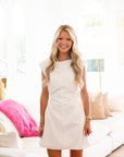 Cap Sleeve Mini Dress
