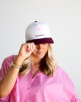 Florence Bow Two Tone Trucker Hat