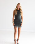 Stud Mini Dress